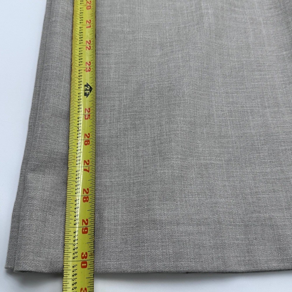 Chico's Gray Wide Leg Trouser Pants Silver Button Tab Size 00R US 2R 570380988 - Picture 9 of 10